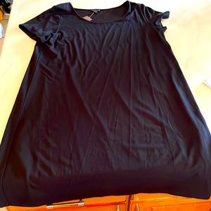 J Jill Black tshirt dress (L) - new with tags!